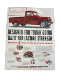 1952 Willys Truck Specification Lithograph Catalogue 4WDTM1-3CM-350