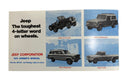 1972 Jeep Owner's Manual 987474 (1st printing)