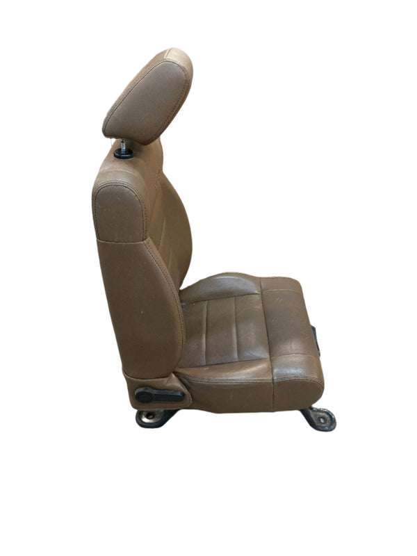 Front Heated Tan Leather Bucket Seats for Wrangler JK 07-18 - Style: PL, Color: XV