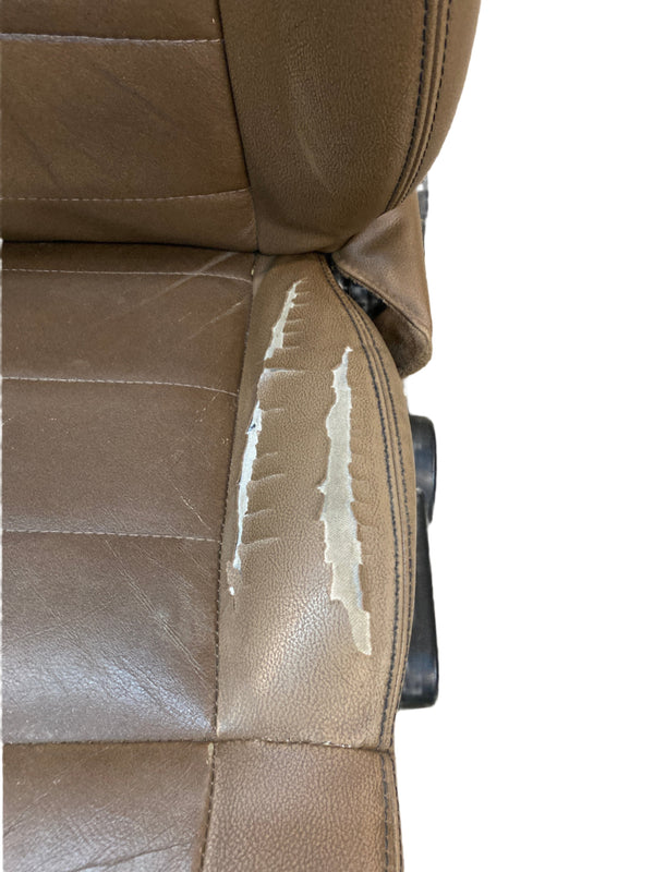 Front Heated Tan Leather Bucket Seats for Wrangler JK 07-18 - Style: PL, Color: XV