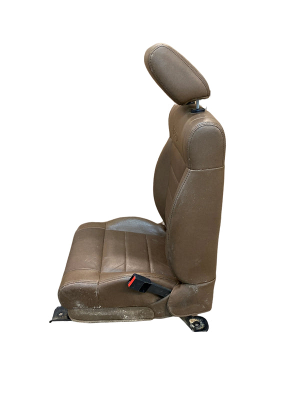 Front Heated Tan Leather Bucket Seats for Wrangler JK 07-18 - Style: PL, Color: XV