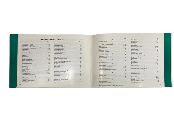 1963 Jeep Gladiator Owner's Manual OM-1039