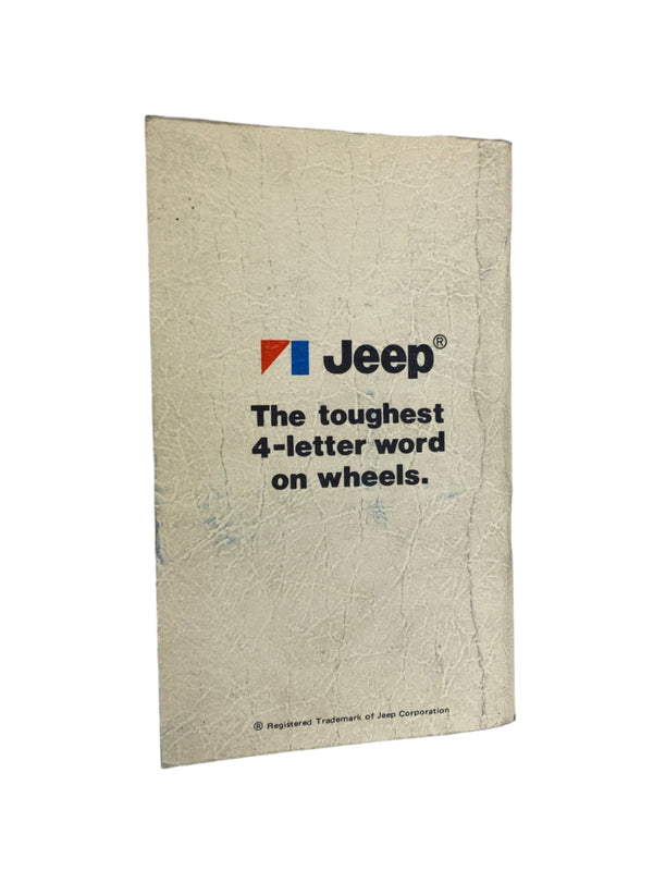 1973 Jeep Service Specifications Manual J-73-1000 (1st Issue)