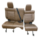 Rear PL Split-Bench Seat for 4 Door Wrangler JK (07-18) - Black/Tan Leather XV