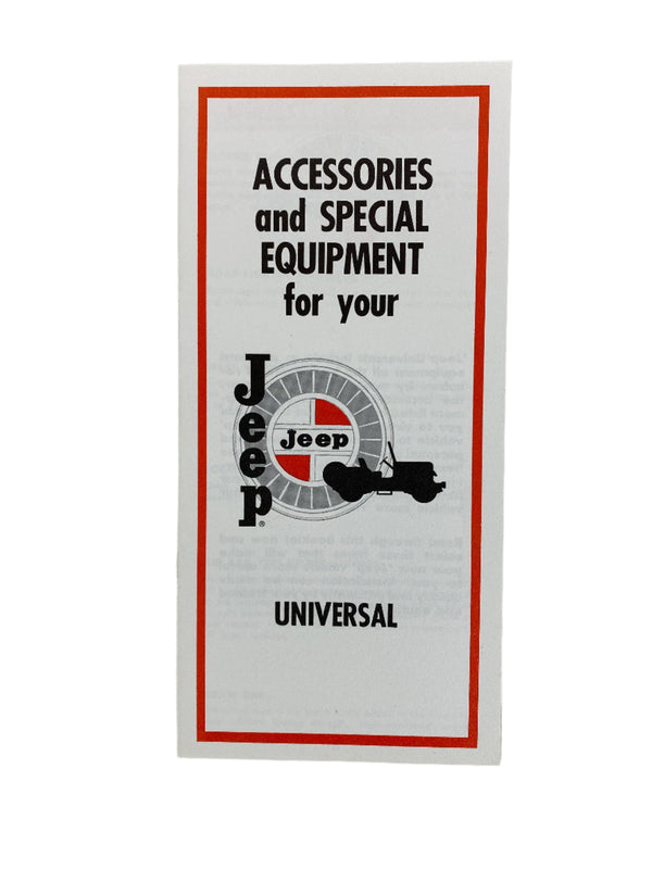 1967 Jeep Universal CJ5 CJ6 Owner's Manual FULL SET OM-1056-R3