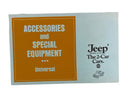 1970 Jeep Universal CJ5 CJ6 Owner's Manual SET OM-1056-R7