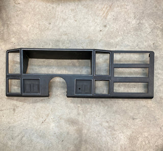 Cherokee XJ Comanche MJ Black/Chrome Instrument Cluster Bezel (84-96)