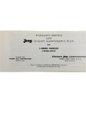 1968 Jeep J-Series Maintenance Manual JM-1003-R1