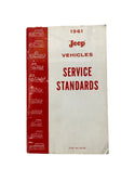 1961 Jeep Service Standards Manual SM-1006-R2