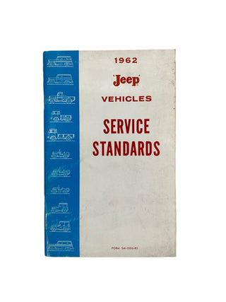 1962 Jeep Service Standards Manual SM-1006-R3