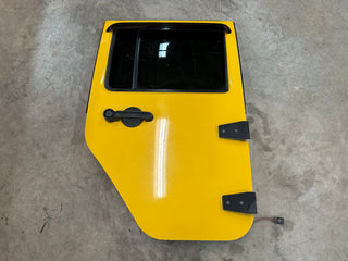 Wrangler JK 07-10 Complete Passenger Right Rear Door Detonator Yellow PYB