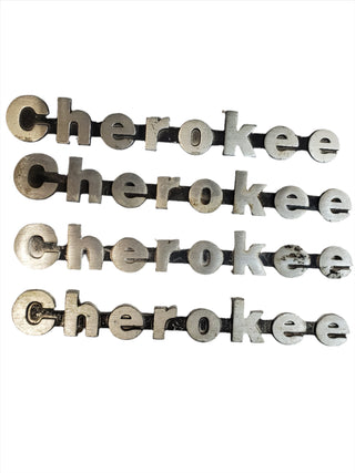 Cherokee XJ (84-96) Fender Nameplate Brushed Finish Emblem