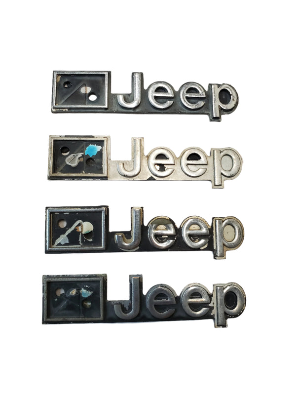 Jeep CJ (76-86) Emblem Logo Nameplate (blemished)