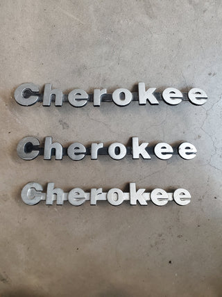 Cherokee XJ (84-96) Nameplate Emblem with Pins