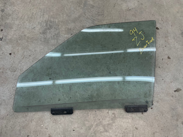 Driver Side Front Door Glass for Grand Cherokee ZJ (93-98)