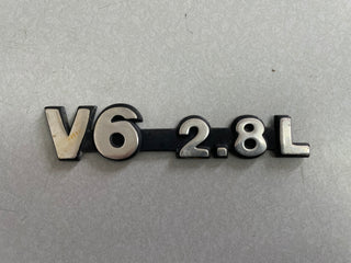 V6 2.8L Emblem for Cherokee XJ (84-86) Rear Hatch