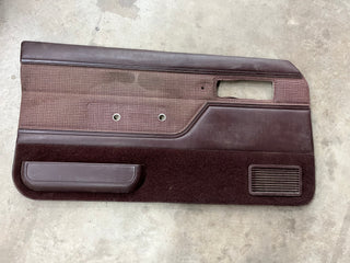 Cherokee XJ 2 Door (84-96) Driver Front Door Panel - Burgundy