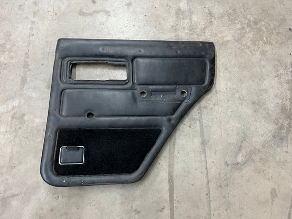 Cherokee XJ (84-96) Passenger Rear Door Panel - Black with Ashtray