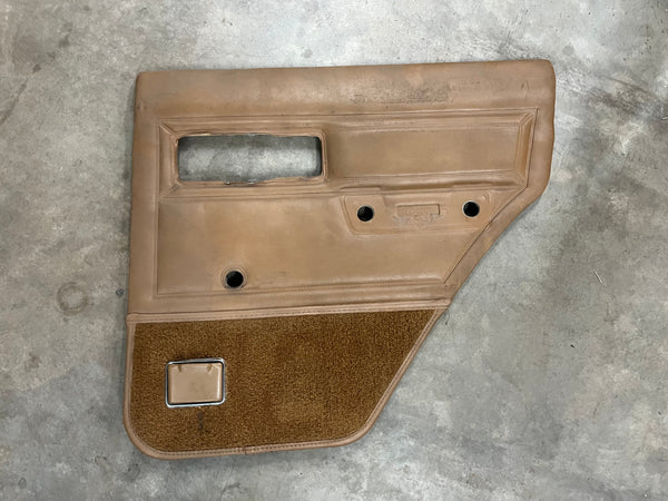 Cherokee XJ (84-96) Passenger Rear Door Panel - Tan / Spice / Nutmeg with Ashtray