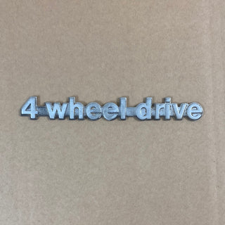 FSJ Wagoneer 4 Wheel Drive Emblem