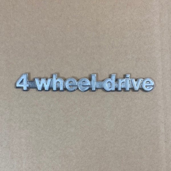 FSJ Wagoneer 4 Wheel Drive Emblem