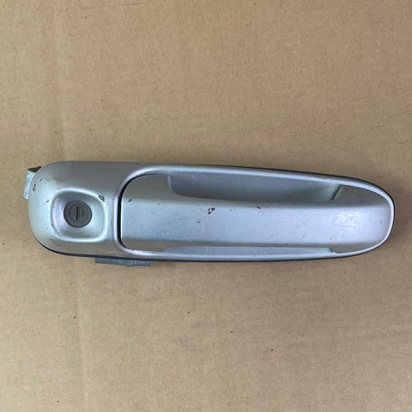 5GG27WSBAB Bright Silver Metallic Clear Coat DS Front Exterior Door Handle Assembly for Grand Cherokee WJ (99-04)