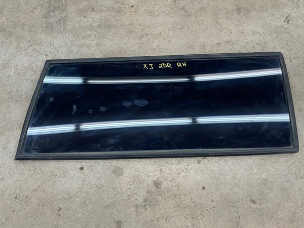 Passenger Side Rear Quarter Glass for 2 Door Cherokee XJ (84-01)